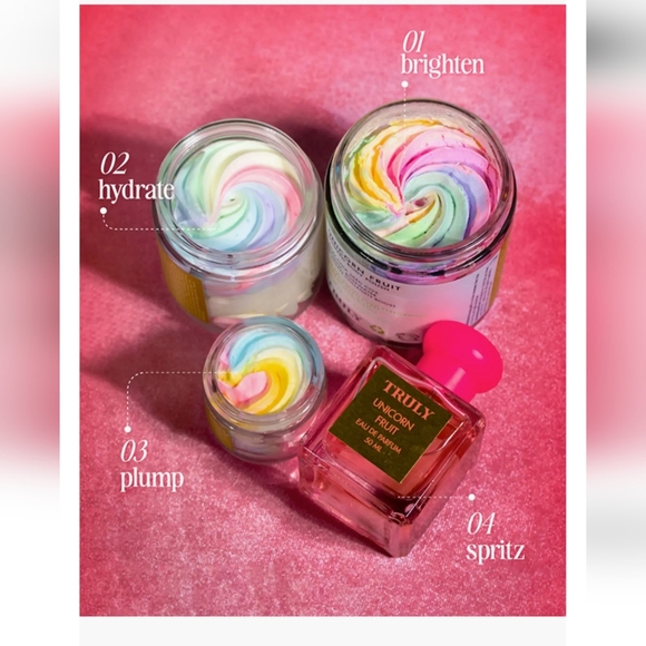 Truly Beauty Iconic Unicorn Fruit 6 Piece Set $226 Value, NWT - Picture 2 of 9